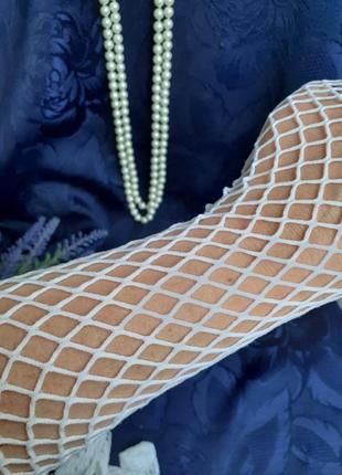 Сетка!🐇 колготки в крупную сетку на поясе сеточка чулки нейлоновые с носком высокая посадка5 фото