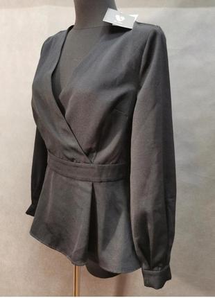 Блуза з баскою, розмір 52 (арт1880)1 фото