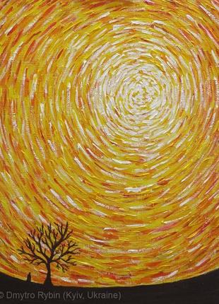 Энергетическая живопись. вселенская спираль. картина 40x50 см.  акрил, холст на подрамнике