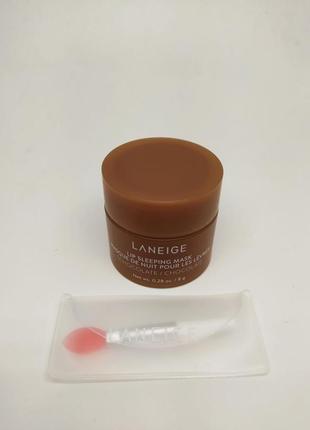 Нічна маска для губ "шоколад" laneige lip sleeping mask chocolate1 фото