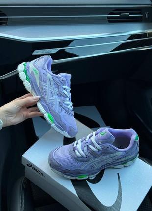 👕женские кроссовки asics gel - nyc purple8 фото