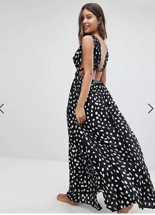 Платье сарафан макси asos  , вискоза.