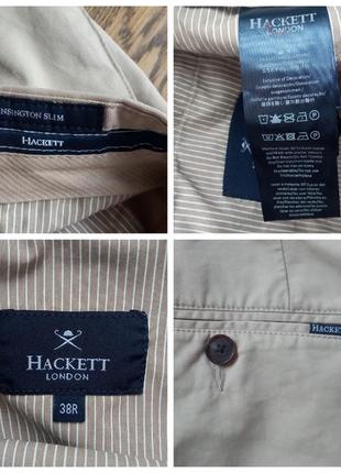 Мужские штаны, брюки чинос hackett london chino kensington slim fit10 фото