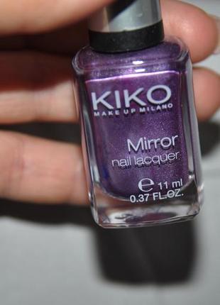 Фирменный лак для ногтей kiko milano nail lacquer оригинал4 фото