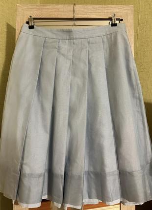 Шелковая юбка от люксового бренда2 фото