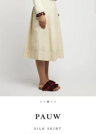 Шелковая юбка от люксового бренда4 фото