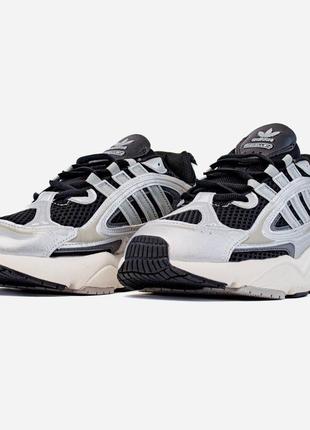 Чоловічі кросівки adidas ozmillen black silver white9 фото