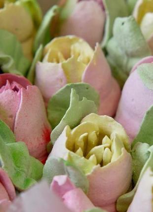 Букет тюльпанів з зефіру2 фото