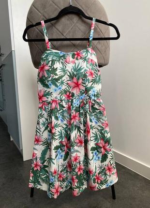 Платье женское с цветочным принтом