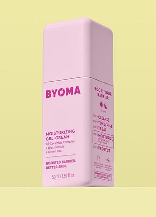 Зволожуючий гель-крем з церамідами byoma moisturising gel cream 50 ml