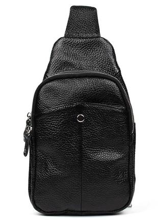 Чоловіча нагрудна сумка-слінг рюкзак на одне плече limary lim-75101 фото