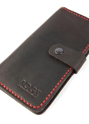 Шкіряний гаманець, портмоне "long+"3 фото
