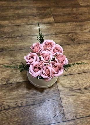 Букет з мильних троянд4 фото