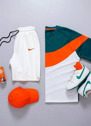 Чоловічій спортивний костюм nike футболка + шорти