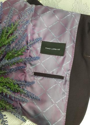 Pako lorente 💜 натуральная шерсть пиджак кежуал классика мужской с широкими плечами удлиненный с подкладом7 фото