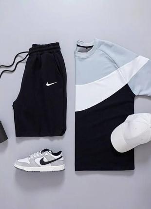 Чоловічій спортивний костюм nike футболка + шорти1 фото