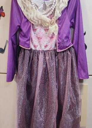 Карнавальный костюм дворцовая дама романтизм бабушка-гангстер gansta granny для девочки 11-12 лет по размеру 146/1522 фото