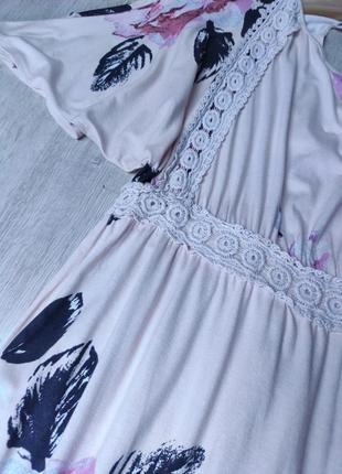 Длинное трикотажное платье сарафан в пол макси3 фото