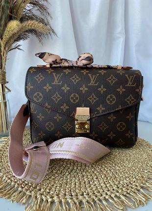 Женская сумочка pochette metis new brown/pink8 фото