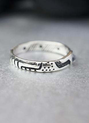 Мужское серебряное кольцо 'luke' | кольцо с лунным камнем | мужское кольцо с камнем5 фото