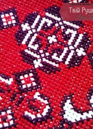 Рушник "традиційний" на ікону ручна вишивка хрестиком7 фото