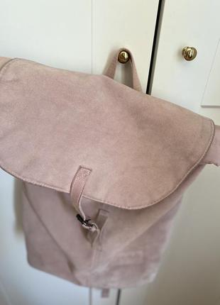 Розовый рюкзак замшевый easpack ciera для ноутбука vans kanken stussy bimba y lola5 фото