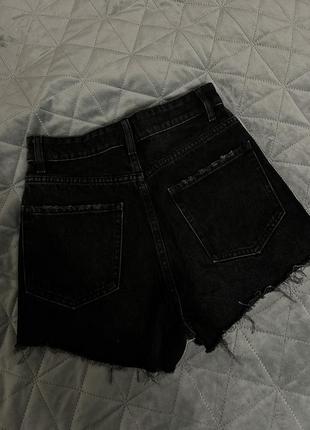Шорти джинсові  чорні