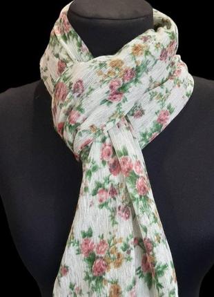 Палантин шарф женский двусторонний трикотаж, подарок для нее2 фото