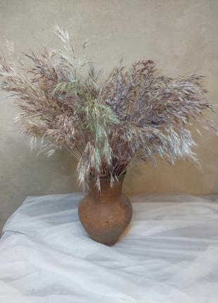 Сухоцвіт декор трава букет дикорос1 фото