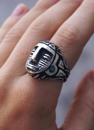 Перстень из серебра 'aztec' | мужской перстень | женский перстень | перстень ацтек