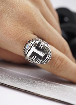Перстень из серебра 'aztec' | мужской перстень | женский перстень | перстень ацтек3 фото
