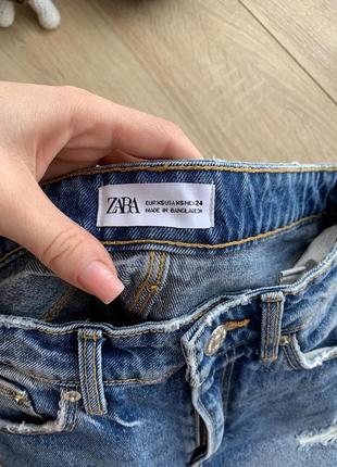 Джинсова юбка zara3 фото