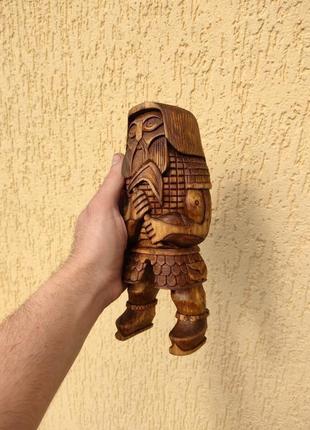 Деревянная статуэтка «воитель»2 фото