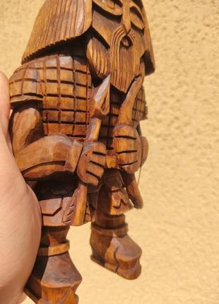 Деревянная статуэтка «лучник / улль»5 фото