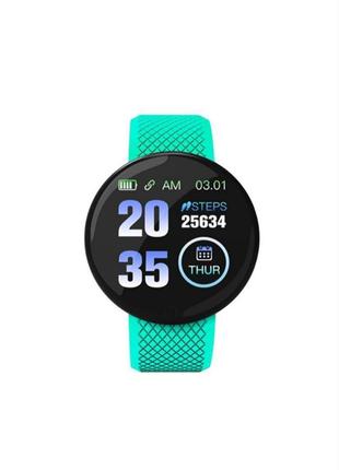 Смарт-часы smart watch шагомер подсчет калорий цветной экран, зелёный2 фото