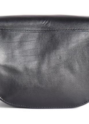 Кожаная сумка через плечо со стильным замком3 фото