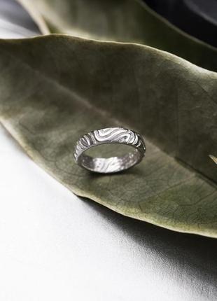 Серебряные обручальные кольца "maya"5 фото