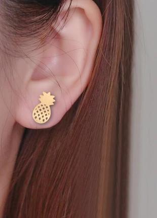Сережки цвяшки