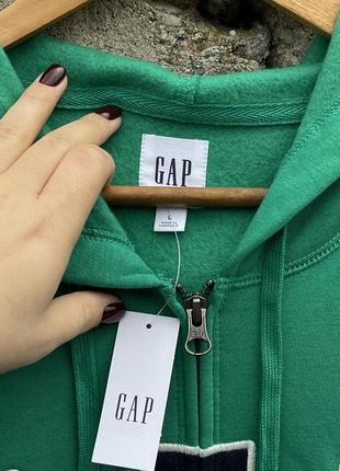 Оригинальное зип худи gap logo zip hoodie3 фото