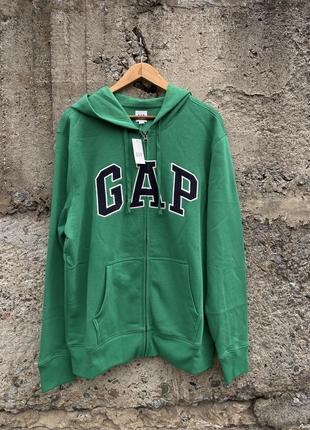 Оригинальное зип худи gap logo zip hoodie2 фото