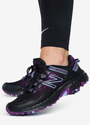 Кроссовки new balance running shoes black violet1 фото