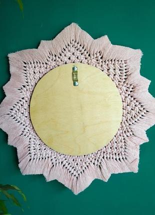 Сонце макраме пудрове 6