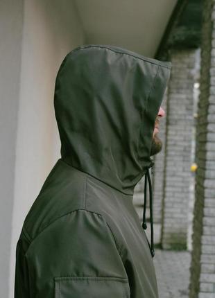 Чоловіча весняна куртка вітровка з полегшеної плащівощої тканини softshell8 фото