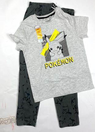 Нова піжамка пекемон pokémon з ньюансом 140см/9-10р primark хлопчик1 фото