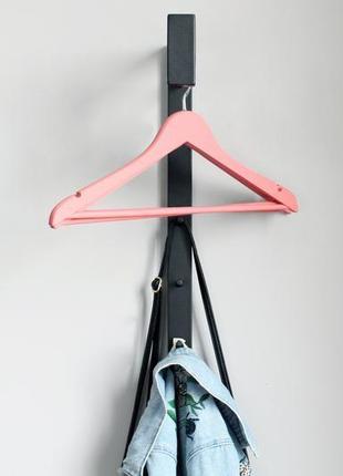 Оригинальная вешалка в прихожую для плечиков, одежды, сумочек, шляп