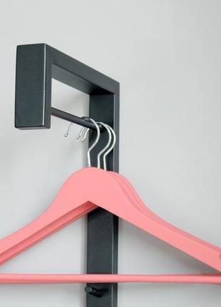 Оригинальная вешалка в прихожую для плечиков, одежды, сумочек, шляп