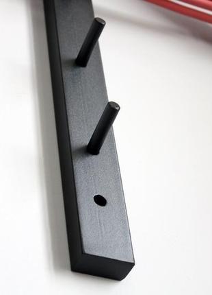 Оригинальная вешалка в прихожую для плечиков, одежды, сумочек, шляп