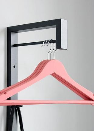 Оригинальная вешалка в прихожую для плечиков, одежды, сумочек, шляп