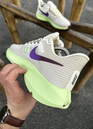 Кросівки nike zoom pegasus 39 (beige-green)3 фото