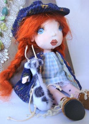 Текстильна лялька. рекомендується для дівчаток 7 - 80 років7 фото